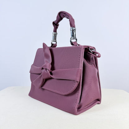 Wine Bow Sling Bag for Women