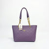 Lavender Quilted Luxury Tote Bag