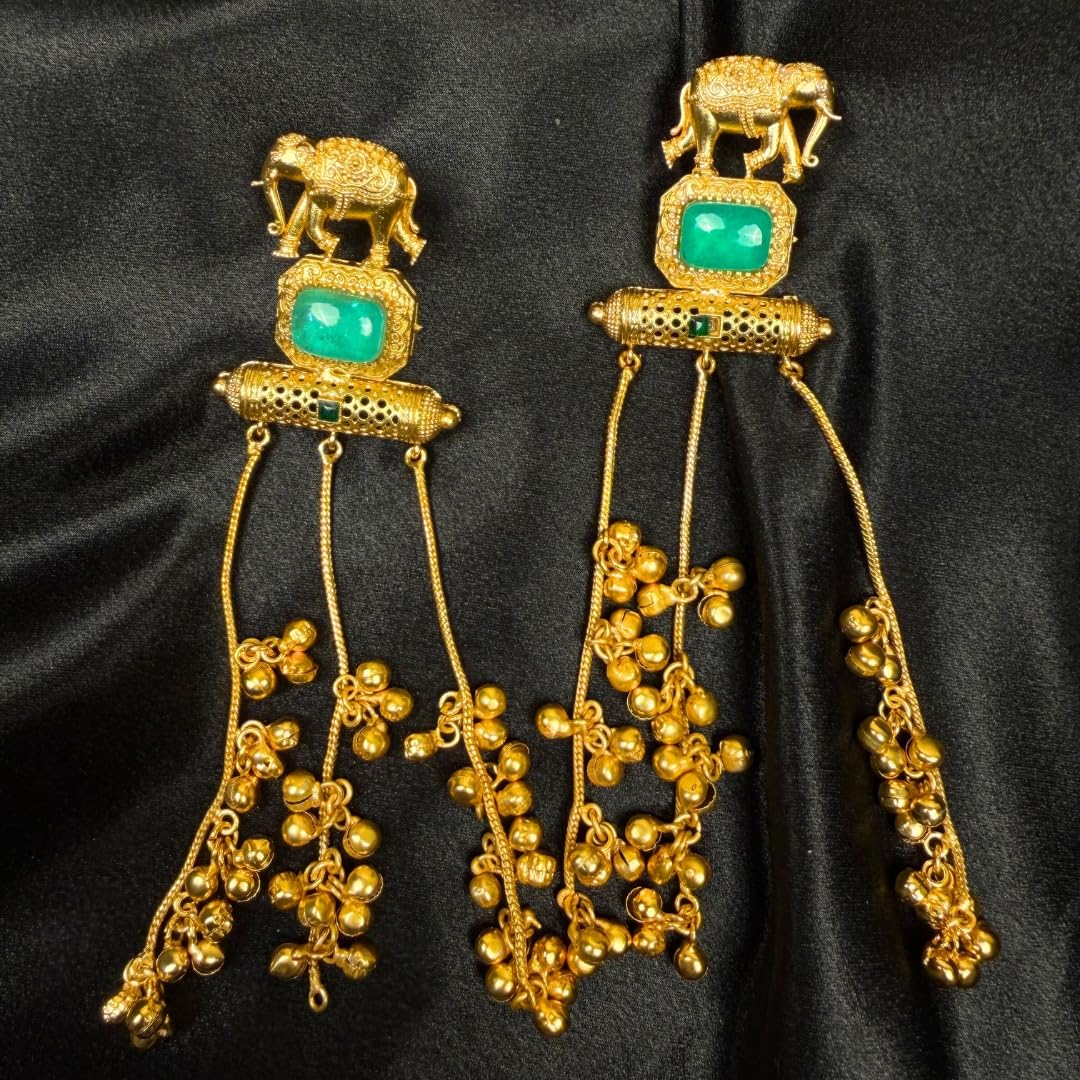 Royal Kashmiri Elephant Jhumkas