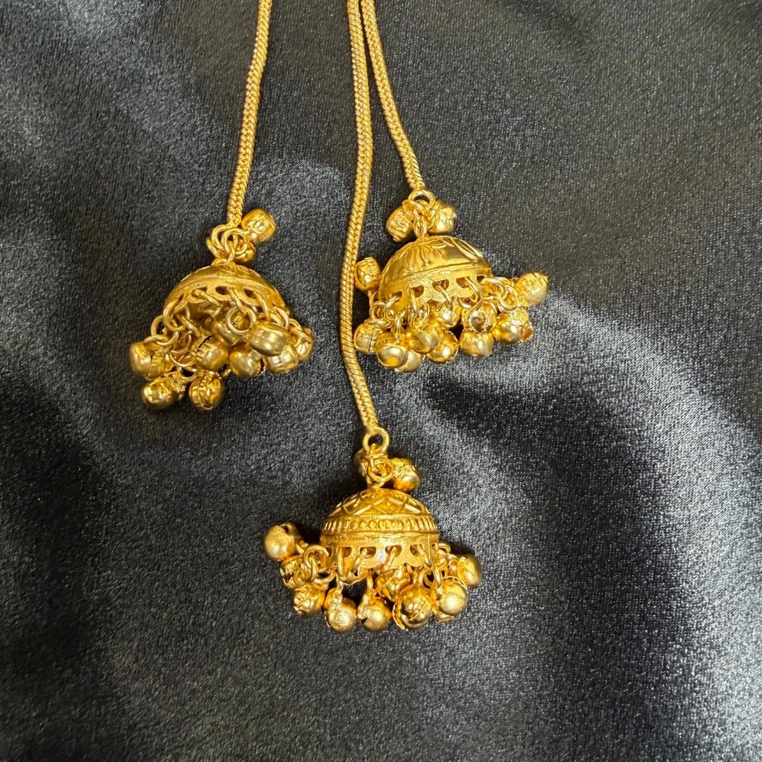 Kashmiri Triple-Layer Jhumka Tassels