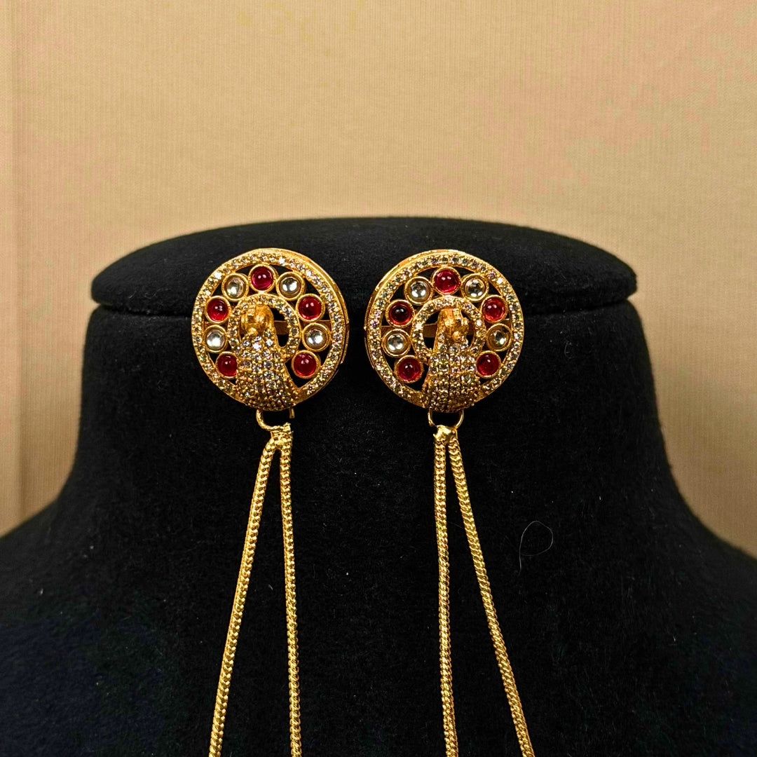 Traditional Peacock Earrings