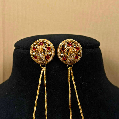 Traditional Peacock Earrings