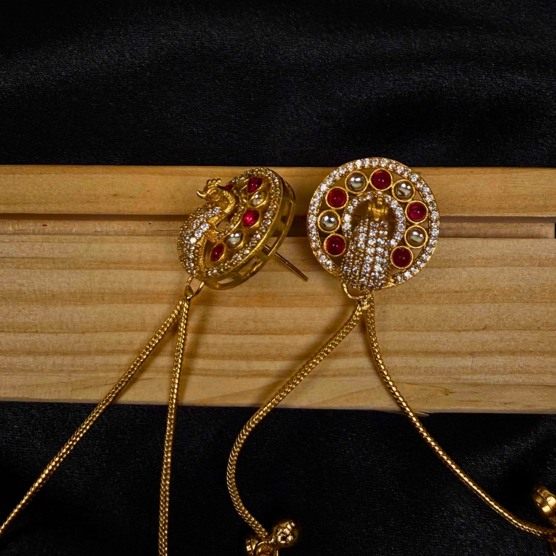 Traditional Peacock Earrings