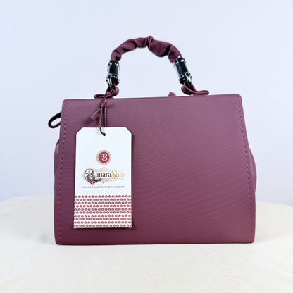Wine Bow Sling Bag for Women