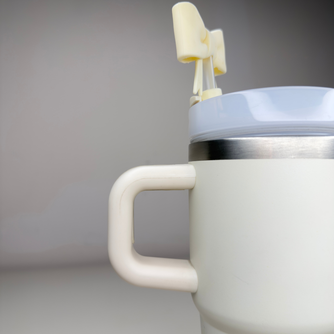 Stainless Steel Insulated Sipper Bottle with Handle & Straw | Leakproof Hot & Cold
