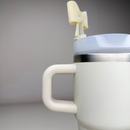 Stainless Steel Insulated Sipper Bottle with Handle & Straw | Leakproof Hot & Cold
