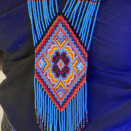 Handcrafted Jaco Tribal Beaded Jewelry Set – (Necklace, Earrings & Bracele)