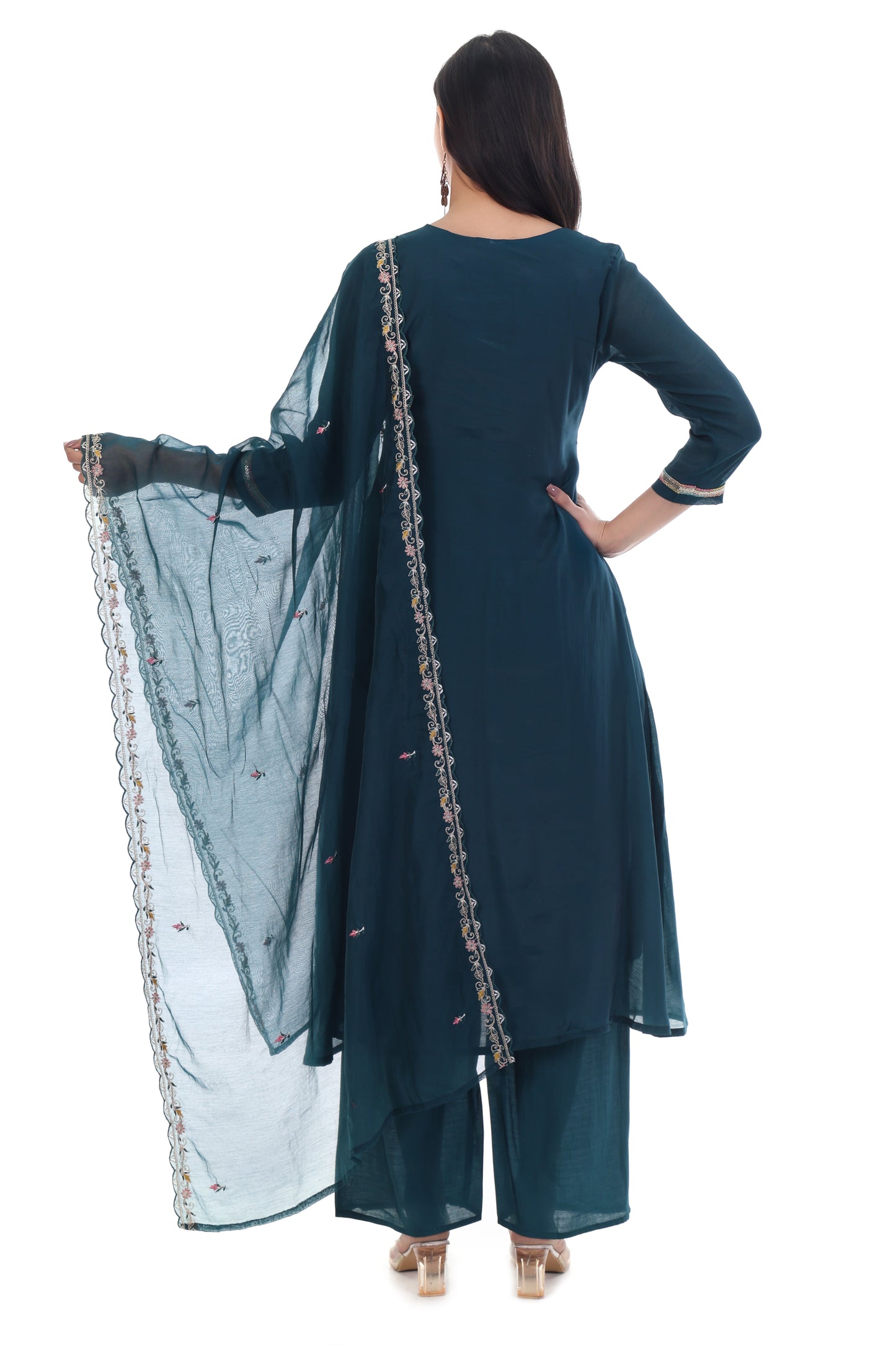 Women Premium Embroidered Kurta Set with Dupatta
