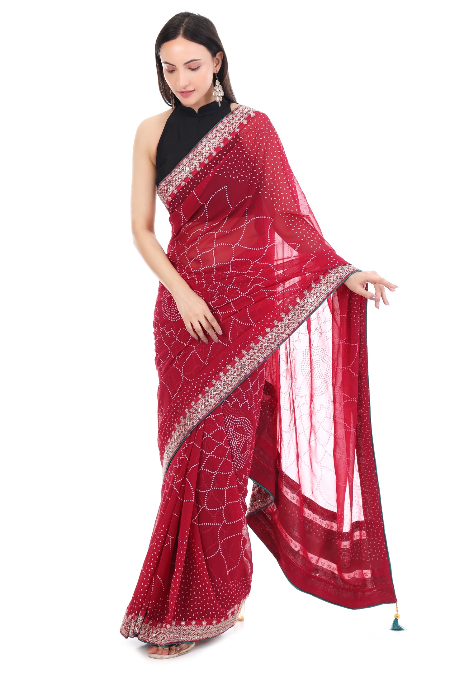 Banarashe Pure Fancy Satin Silk Saree Banarashe Collection