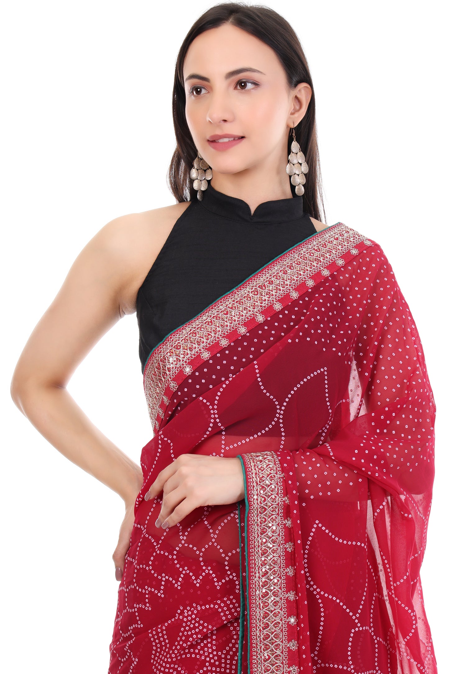 Banarashe Pure Fancy Satin Silk Saree Banarashe Collection