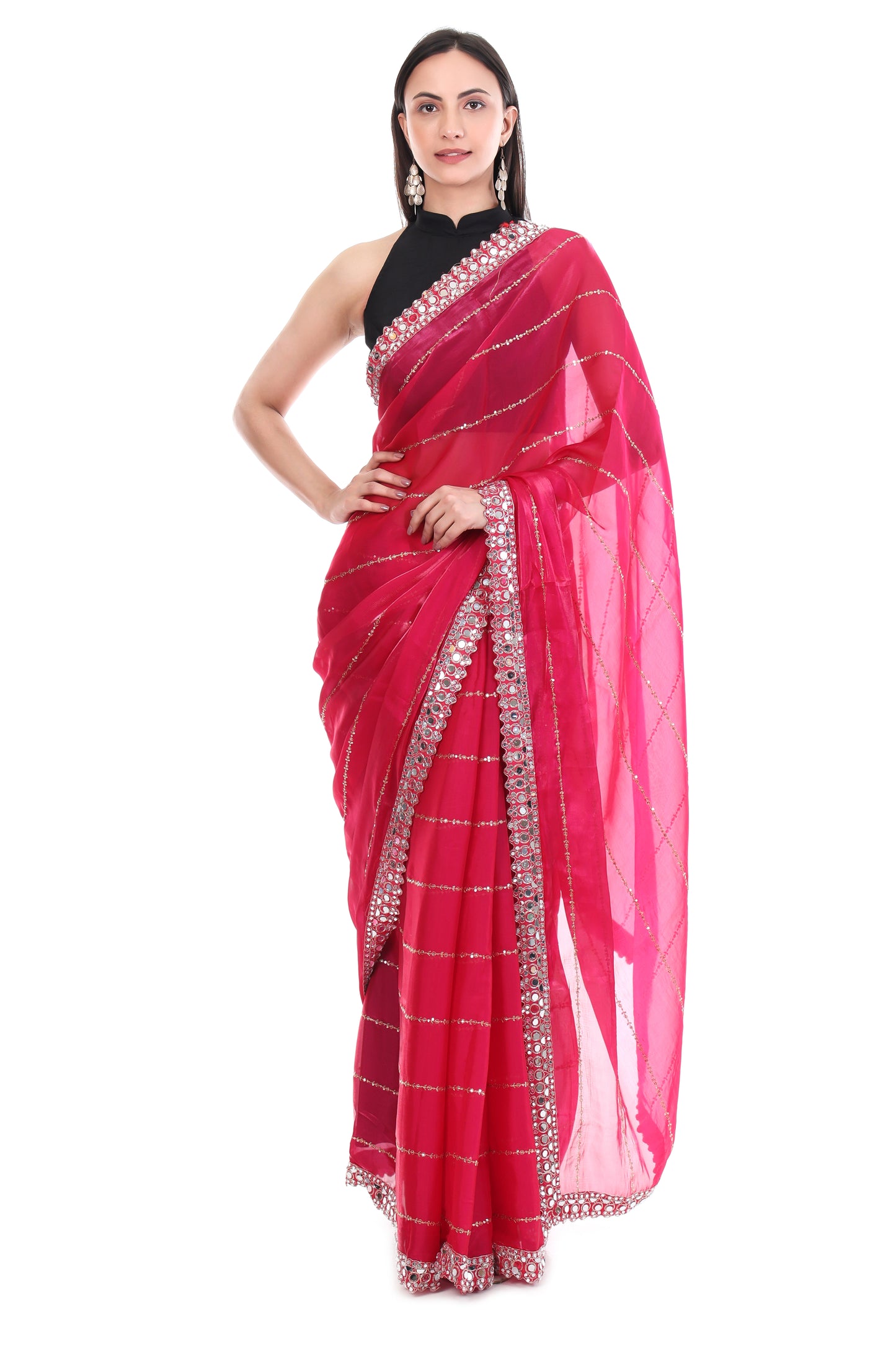 Luxury Jimmy Choo Fabric Saree