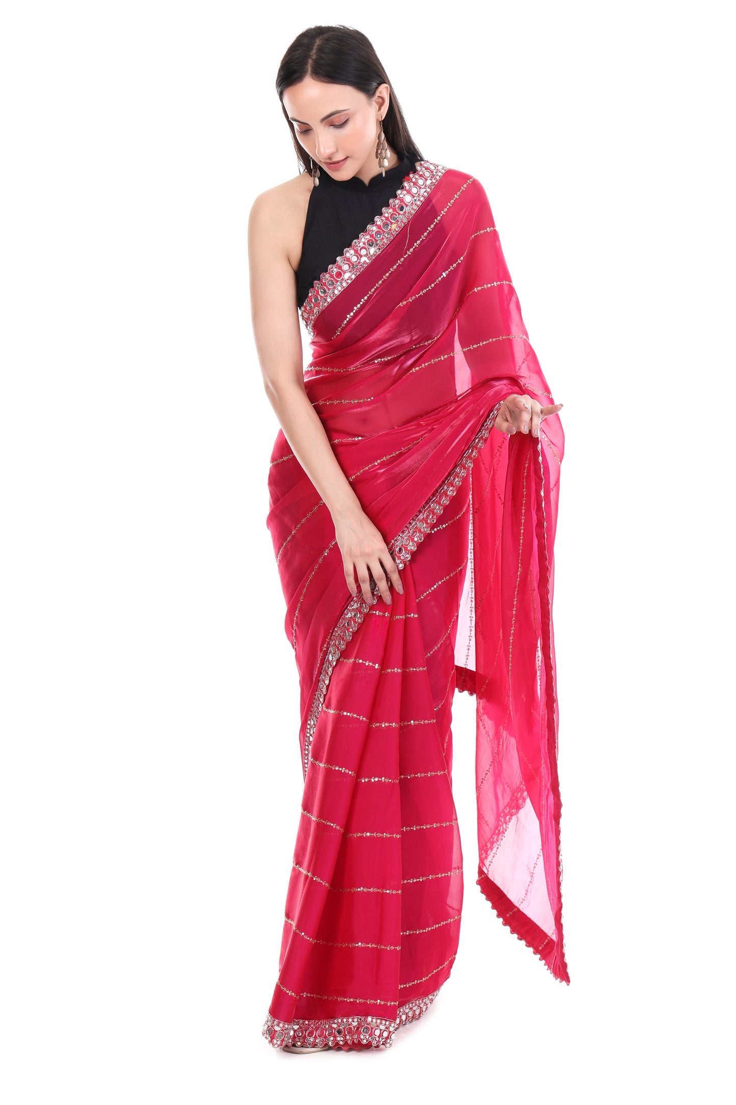 Luxury Jimmy Choo Fabric Saree