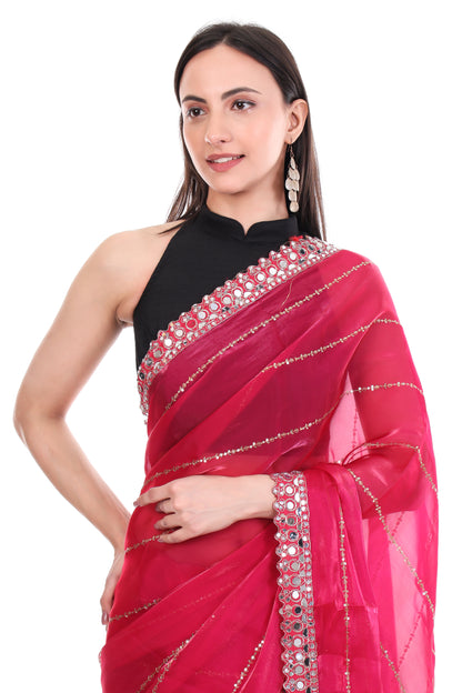 Luxury Jimmy Choo Fabric Saree