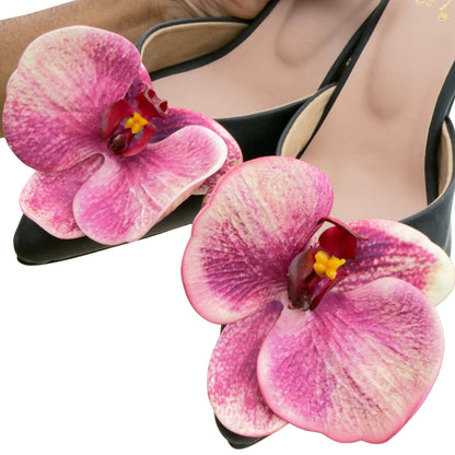 Women’s Black Floral Block Heel