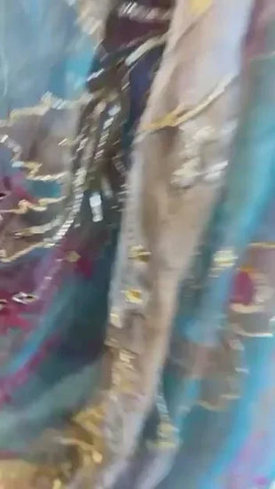 Bollywood collections party wear fancy GeorgetteSilk saree - Baranashe - Bollywood collections party wear fancy GeorgetteSilk saree